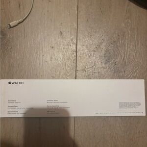 Blue Apple series 7 Apple sport band 45mm stainless steel pin from Apple